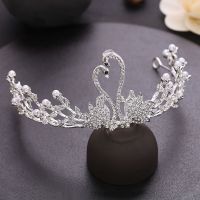 新娘结婚头饰皇冠2020新款礼服白纱配饰欧美大气巴洛克王冠发饰女 02款皇冠(银) 普通装