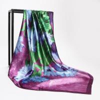 厂家直销杭州围巾丝绸90大方巾春秋季女职业丝巾围巾头巾披肩 向日葵