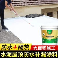 防水胶补漏屋顶漏水胶带强力补漏王材料裂缝楼顶外墙防水涂料胶水 白色[高弹防裂 防冻]送工具 一斤装[单遍涂1平方]