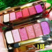 维尼小熊钻石眼影ins超火珠光眼影盘便携闪亮超闪亮晶晶闪粉防水 01 # 紫嫣盘+送眉笔和眼影刷