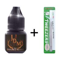 嫁接睫毛胶水自己嫁接无味可睁眼嫁接种植睫毛速干持久无刺激套餐 一秒速干(试用装5克)送镊子一支