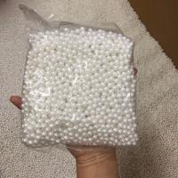 亚克力防尘化妆刷收纳筒带盖美妆刷子眉笔眼线笔化妆品收纳盒 米色珍珠一包