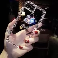 苹果x手机壳iPhone11透明防摔7plus软壳xr/xsmax硅胶6s奢华8p女6s 奢华水钻天鹅(单壳) 苹果5