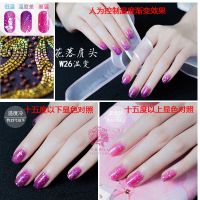 [变色指甲油]温变指甲油渐变持久不可剥温变变色美甲油非甲油胶 花落肩头 单瓶
