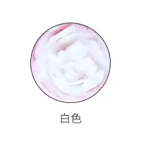 美甲雕花胶新品日系立体3D4D多功能造型环保光疗指甲油胶 1白色