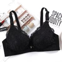 超厚8CM无钢圈小胸聚拢文胸加厚胸罩特厚平胸性感上托内衣女厚款 黑色 32/70