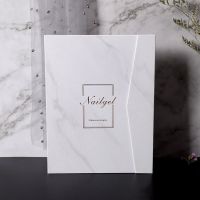 美甲展示板样品甲片打版成品展示册吸磁铁作品款式相框色板展示架 简约展册小(磁吸)