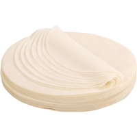 春卷皮 丝娃娃皮 烤鸭卷饼薄饼皮软饼卷饼皮子苏北农家无添加烙饼 半斤饼皮 约25张 真空包装