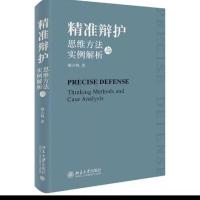 2021新书 精准辩护 思维方法与实例解析 阚吉峰 北京大学出版社