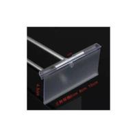 超市货架挂钩牌 标签牌 标价牌 价格吊牌 挂钩价格牌 价签塑料牌 6*4.5cm20个透明