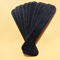 帽檐贴一次性吸汗垫鸭舌帽防汗贴帽子衣领透气防脏防粉底帽沿贴 黑色5片装