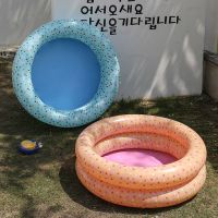 游泳圈儿童成人加厚大号胖子浮排充气儿童气垫大人泳圈手臂圈浮圈 60厘米*30厘米彩色双层小水池 单产品无附加