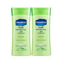 [官方行货]凡士林倍护芦荟舒缓身体乳润肤露润体乳200ml*2 芦荟润肤露套装