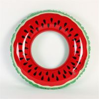 ins大大西瓜成人游泳圈菠萝泳圈大人腋下圈水上充气浮圈漂浮坐圈 60#(建议2-4岁)送气筒 西瓜游泳圈