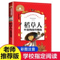 稻草人书三年级课外书必读全套上册快乐读书吧安徒生童话格林童话 [1本]儿童彩图注音版-稻草人
