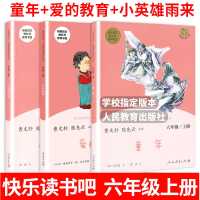快乐读书吧六年级上册课外书全3册人教版爱的教育童年小英雄雨来