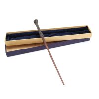 哈利波特发光魔法棒权杖金属芯周边演出赫敏法杖教鞭魔杖道具 哈利波特铁芯(紫色盒装)