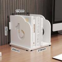 桌面小书架学生书立简易桌上置物架儿童书桌办公收纳盒卡通小书柜 抖音款 长210x宽200x高200mm