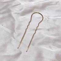 原创设计 小王子的玫瑰花 天然真花发簪 永生花玫瑰发簪 金色发簪