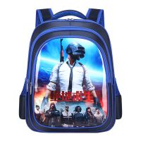 奥特曼小学生书包男儿童包包幼儿园迪-士-尼1-3-6年级双肩背包 吃鸡小号(幼儿园)