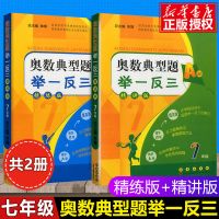 奥数典型题举一反三七年级必刷题上下两册精讲版精练版 7初中