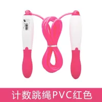 中考专用计数跳绳学生体育训练成人健身电子计数跳绳机械款家用 计数跳绳塑料绳红色