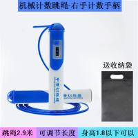 可计数跳绳中考体育考试训练专用中小学生初中生男女钢丝减肥绳子 中考计数钢丝绳--蓝色(送收纳袋)