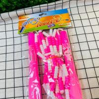 儿童百节跳绳 中小学生幼儿园竹节绳子中考考试专用 珠子花样跳绳 卡通粉色硬珠子 跳绳