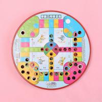 大号玻璃球圆珠跳棋成人儿童益智弹子棋棋盘亲子弹珠跳跳棋 飞行棋两用弹