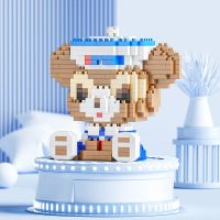 KAWS积木芝麻街宇航员微颗粒成人高难度拼装拼图儿童玩具女生礼物 达菲熊熊