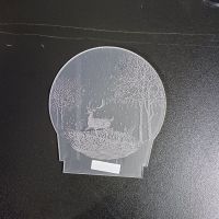 毕业小礼物多人送全班男女学生皮卡丘奥特曼柯南科比钢铁侠小夜灯 丛林鹿单块灯片 单暖色(普通装)