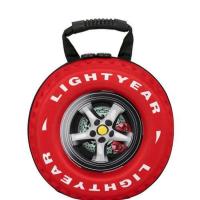 轻便儿童背包男孩小班3岁幼儿园书包中班女宝宝双肩包可爱旅游包 红色 减负护脊