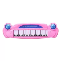 儿童玩具电子琴启蒙玩具宝宝早教益智音乐小女孩玩具琴1-3岁乐器 680电子琴粉色 标配版[自备电池]