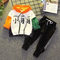 男童秋装男装长袖上衣儿童装女装套装2岁半3婴幼儿宝宝1小孩衣服4 小哥哥套装桔色 80 [建议身高65-75cm]