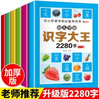 全套6册学前识字大王2280字幼儿识字启蒙幼儿园学前班儿童书 学前识字2280[套装推荐购买]