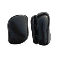 王妃tt梳子 防打结防静电顺发按摩梳可爱便携魔法梳 火烈鸟小梳子 酷黑 送绒布袋+清洁爪