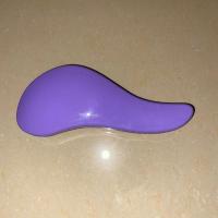 凯特王妃同款TT梳子韩版家用便携按摩梳顺发神器美发防打结梳子 长柄紫色顺发梳[高品质] 送清洁梳