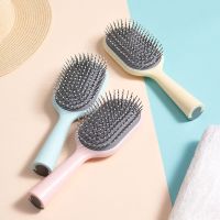 MINISO名创优品排骨梳子女学生韩版气垫梳卷发梳直发卷发不易断 颜色随机发[三色都好看] [按摩顺发柔软气垫]气囊梳1