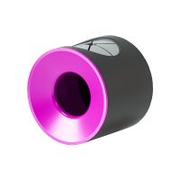 梳子置物架梳妆台女士专用气垫梳子架多功能卷发气囊梳按摩梳子架 黑紫梳子架[适用于99%梳子]