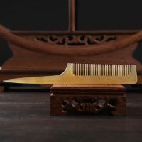 天然正宗牛角梳尖尾分挑发梳子家用女孩儿童编发分发线盘发梳子 分发梳17cm左右