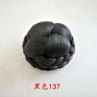 古装假发丸子头 花苞头 COS假发包新娘造型假发发包古装发髻137 小号137发包