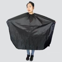 焗油围布理发烫染围布发廊染发围布防水加大焗油加厚披肩家用染发 黑色焗油围布120*145反面随机