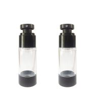 真空喷雾瓶小喷壶旅行便携分装瓶黑色乳液瓶补水超细喷瓶学生化妆 真空喷瓶15ml(2只装)