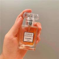 香水分装瓶高级高端便携式喷雾瓶30/50/100ml大容量玻璃按压空瓶 30ml透明方形co