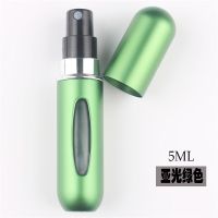 底部充装香水分装瓶旅行便携化妆水空瓶子迷你香水试用装小喷雾瓶 绿色