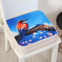 坐垫屁垫汽车椅子学生可爱家用儿童加厚卡通办公防滑海绵可拆洗 小麻雀 39*39(5厘米)