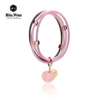 BinWan驱蚊手环明星同款香氛户外驱蚊神器随身手镯手链女手环 粉色/负离子驱蚊手环(礼盒装)