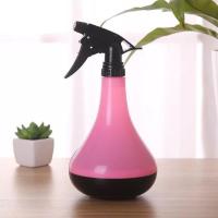 加厚浇花喷壶手动气压式喷水壶洒水壶花洒壶消毒喷壶园艺喷雾器 灯泡粉