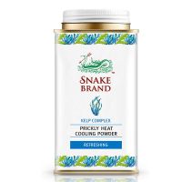 泰国蛇牌原装SNAKE BRAND圣乐圣露斯蛇粉热痱子粉宝宝儿童爽身粉 蓝色海洋蛇粉