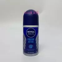Nivea roll on deodorant 50ml妮维雅男女士香体走珠液止汗露 清爽活力fresh active